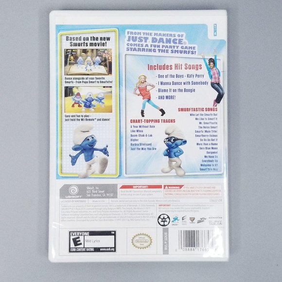 Nintendo Wii The Smurfs Dance Party Complete - Picture 2 of 9